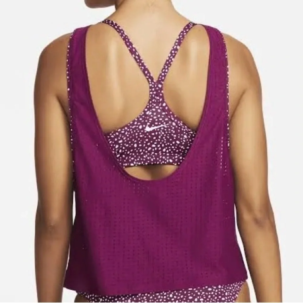 Nike Water Dots Convertible Layered Tankini Top - Picture 7 of 8